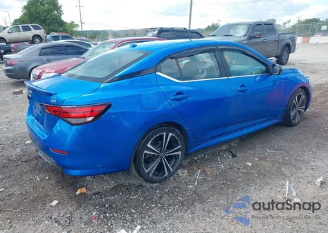 2021 Nissan Sentra Sr Xtronic Cvt из США, поврежденный, VIN 3N1AB8DV3MY246087